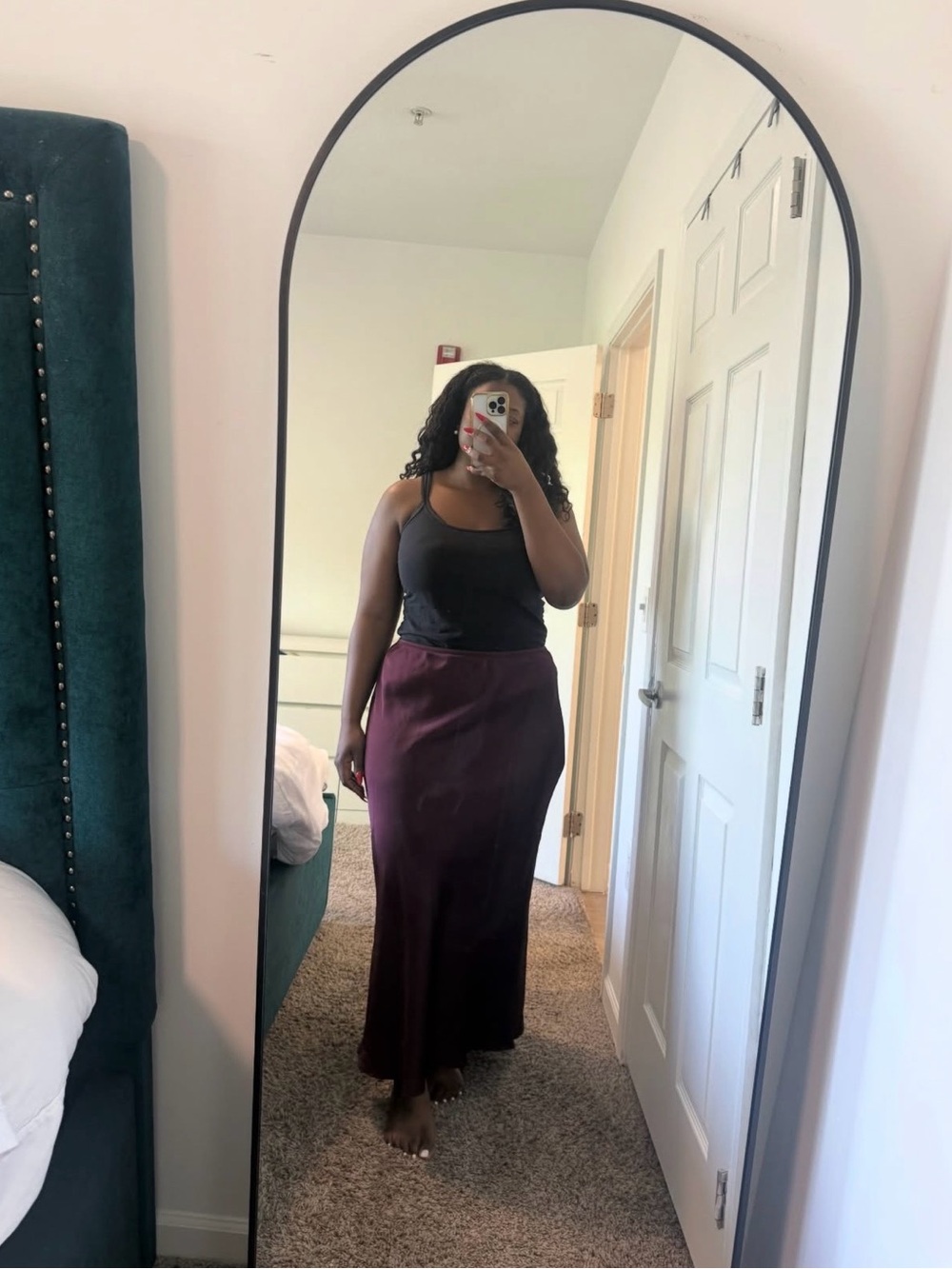 Target Women's Wine Maxi Skirt